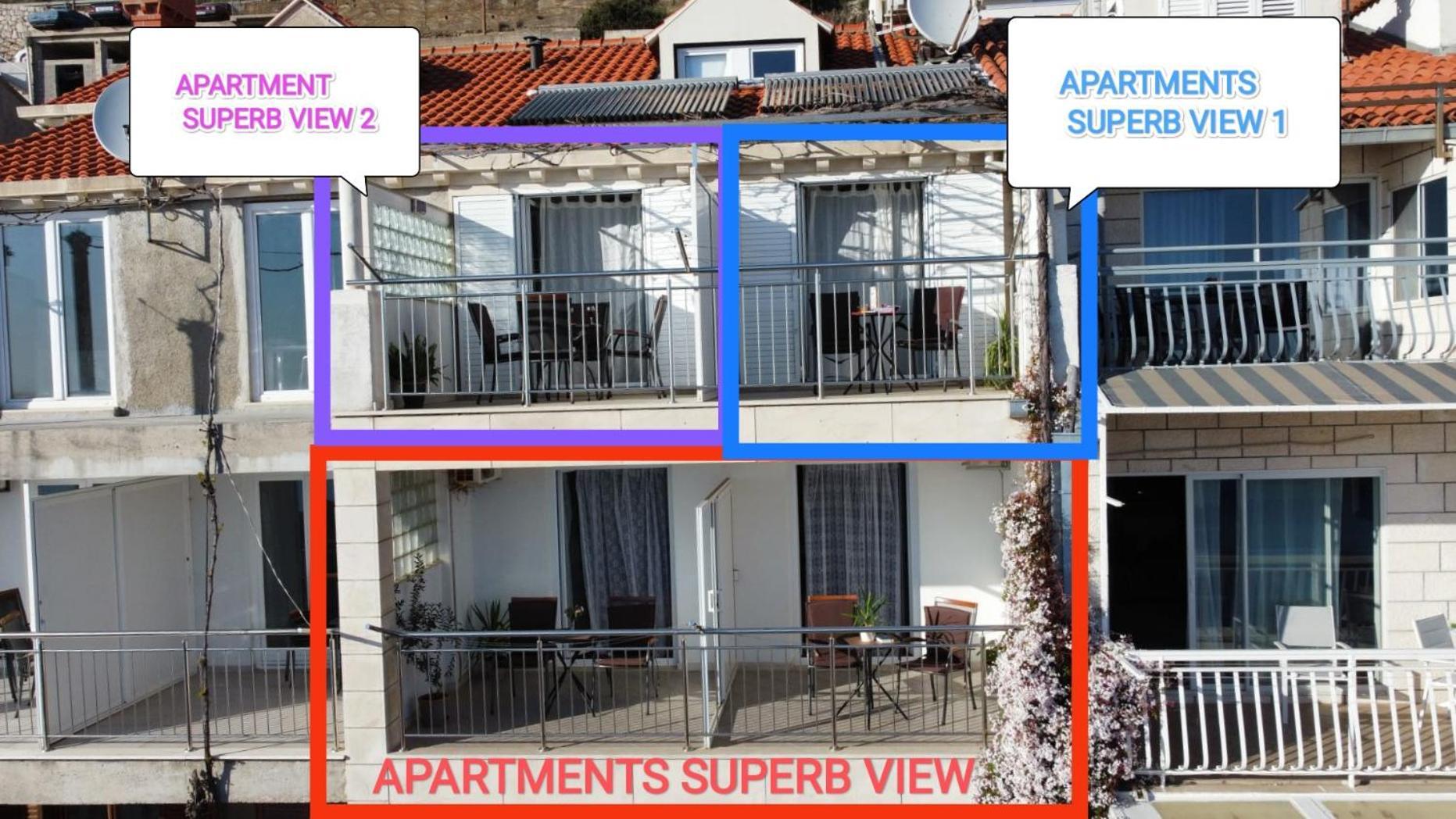 Apartments Superb View 1 ดูบรอฟนิก ภายนอก รูปภาพ